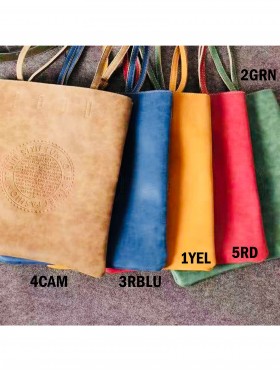 Solid Color Matte PU Tote Bag 